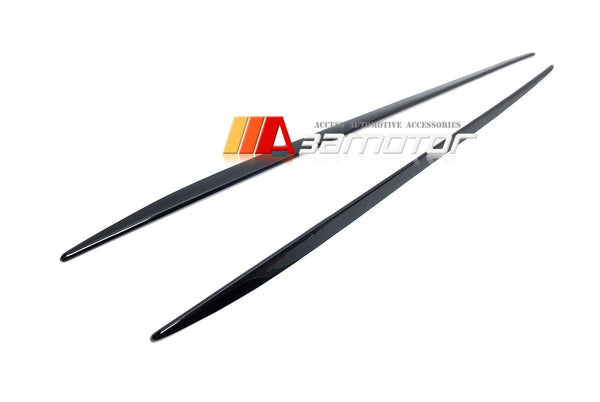 Gloss Black Side Skirt Rocker Panels Set fit for 2015-2021 Mercedes W205 Sedan C-Class AMG / C63