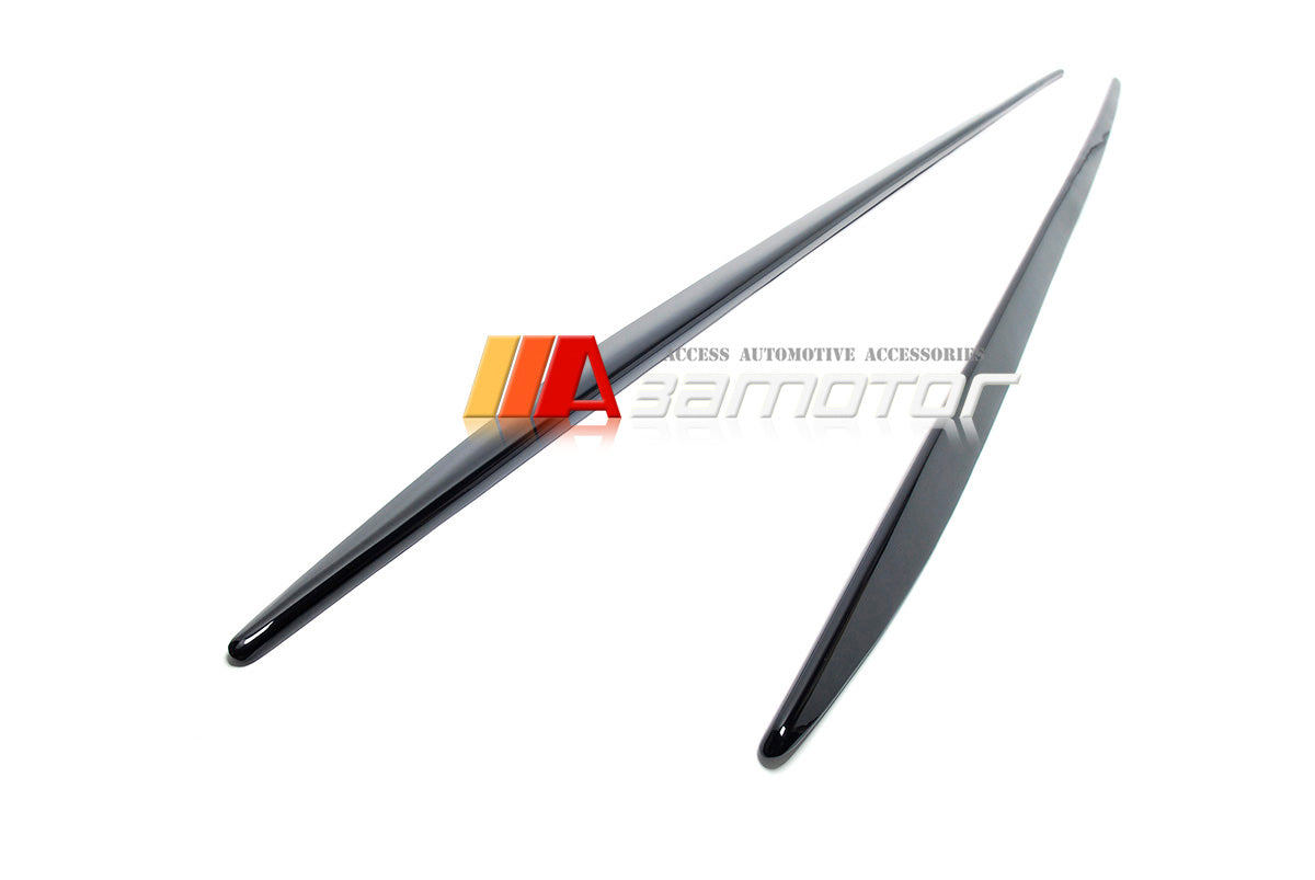 Gloss Black Side Skirt Rocker Panels Set fit for 2015-2021 Mercedes W205 Sedan C-Class AMG / C63