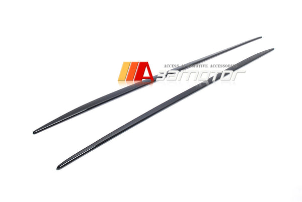 Gloss Black Side Skirt Rocker Panels Set fit for 2015-2021 Mercedes W205 Sedan C-Class AMG / C63