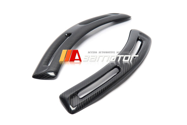 Dry Carbon Fiber V Front Fender Wing Side Vents Set fit for Mitsubishi Lancer Evolution X EVO 10