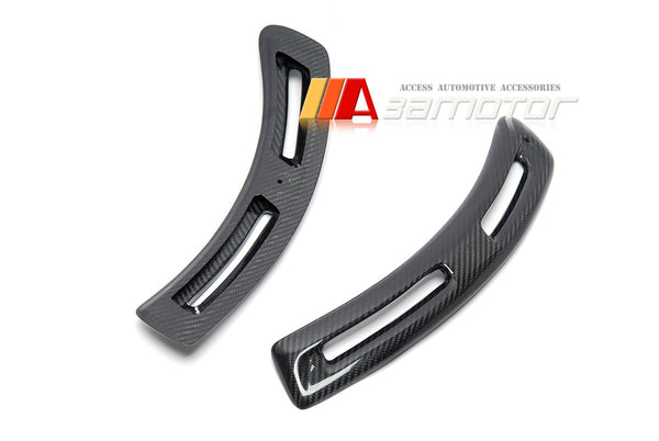 Dry Carbon Fiber V Front Fender Wing Side Vents Set fit for Mitsubishi Lancer Evolution X EVO 10