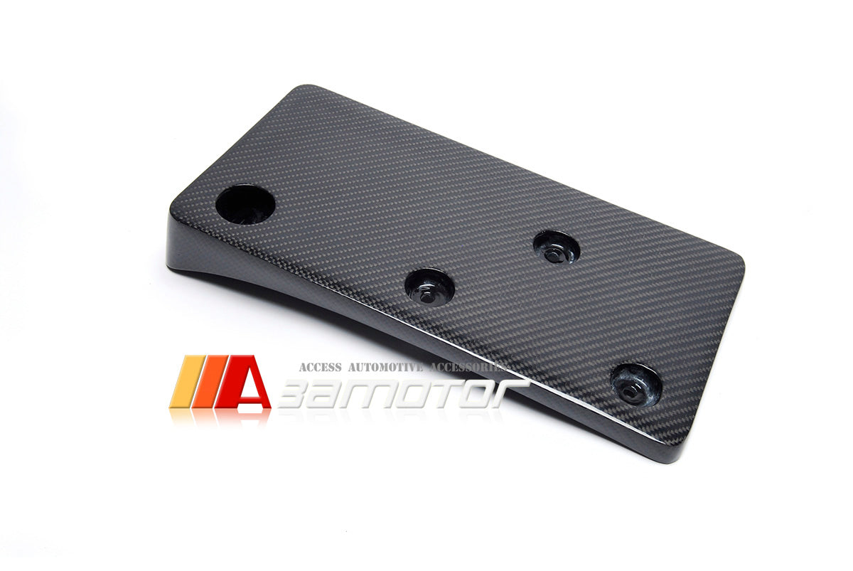 Carbon Fiber License Mount Plate Bracket fit for Mitsubishi Lancer Evolution X EVO 10