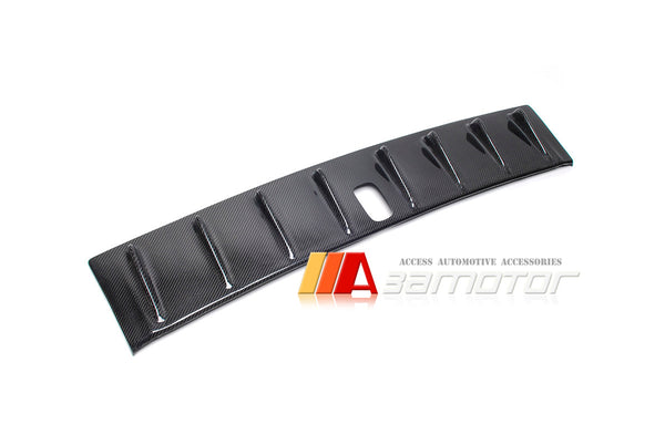 Carbon Fiber Vortex Generator Roof Spoiler fit for Mitsubishi Lancer Evolution X  EVO 10 w/ Antenna Base 9x5cm