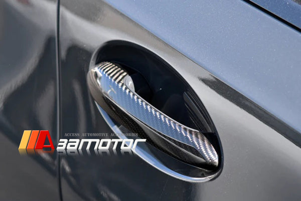 Dry Carbon Fiber Door Handle Trim Cover fit for BMW G02 / G05 / G20 / G30 / F90 M5 / F95 X5M / G80 M3