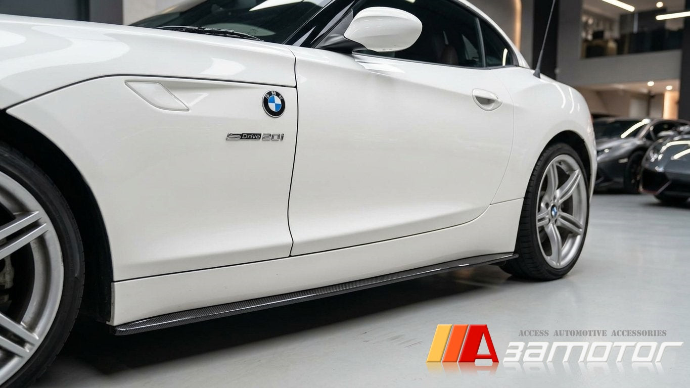 Carbon Fiber 3D Side Skirt Extensions Set fit for 2009-2016 BMW E89 Z4 M Sport Package