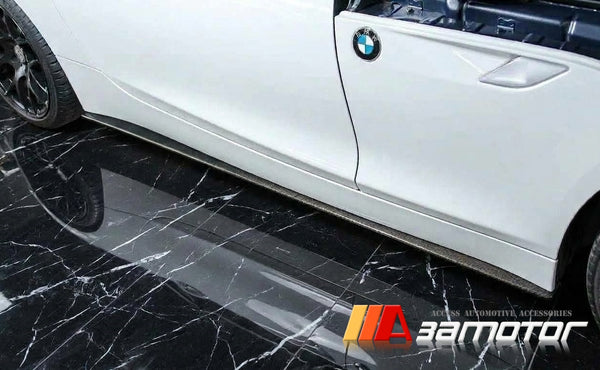 Carbon Fiber 3D Side Skirt Extensions Set fit for 2009-2016 BMW E89 Z4 M Sport Package