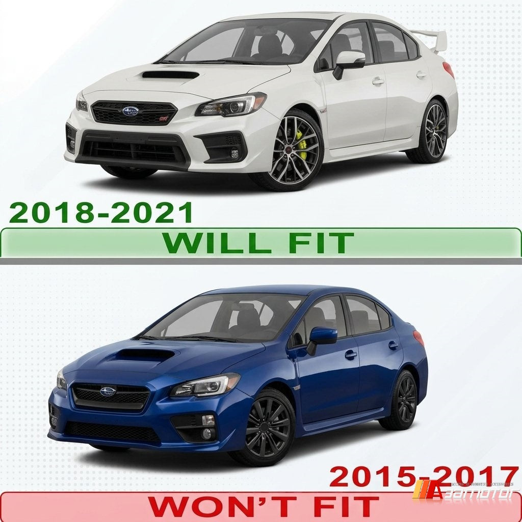Dry Carbon Fiber Front Mesh Grille fit for 2018-2021 Subaru WRX / WRX STI