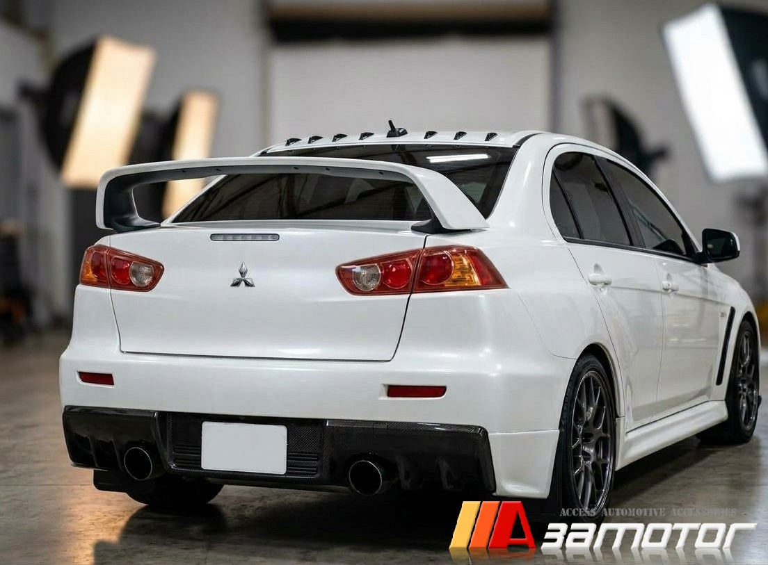 Carbon Fiber Rear Bumper Diffuser fit for Mitsubishi Lancer EVO 10 Evolution X