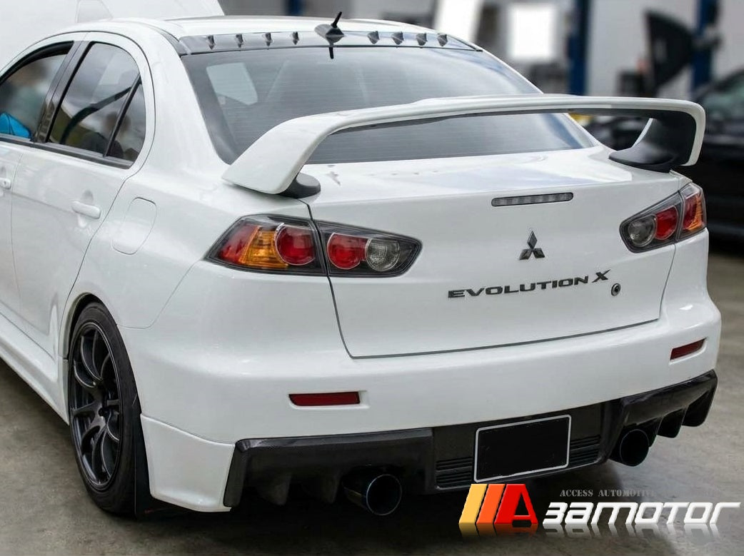 Carbon Fiber Rear Bumper Diffuser fit for Mitsubishi Lancer EVO 10 Evolution X