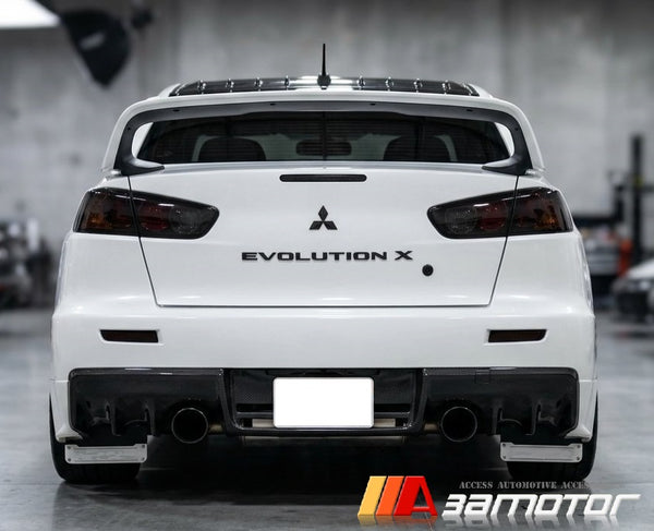 Carbon Fiber Rear Bumper Diffuser fit for Mitsubishi Lancer EVO 10 Evolution X