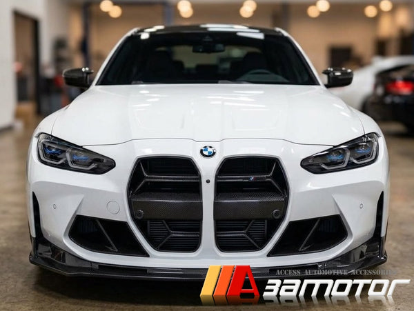 Dry Carbon Fiber CSL Front Bumper Grille fit for 2021-2026 BMW G80 M3 / G82 G83 M4