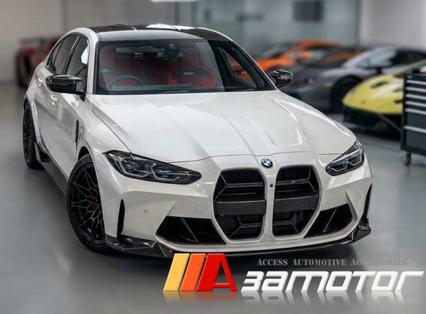 Dry Carbon Fiber CSL Front Bumper Grille fit for 2021-2026 BMW G80 M3 / G82 G83 M4