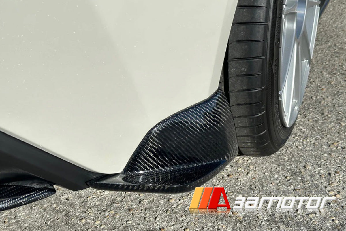 Carbon Fiber Rear Bumper Caps Set fits 2022-2026 Toyota GR86 ZN8 / Subaru BRZ ZD8