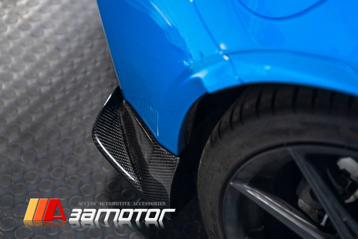 Carbon Fiber Rear Bumper Caps Set fits 2022-2026 Toyota GR86 ZN8 / Subaru BRZ ZD8