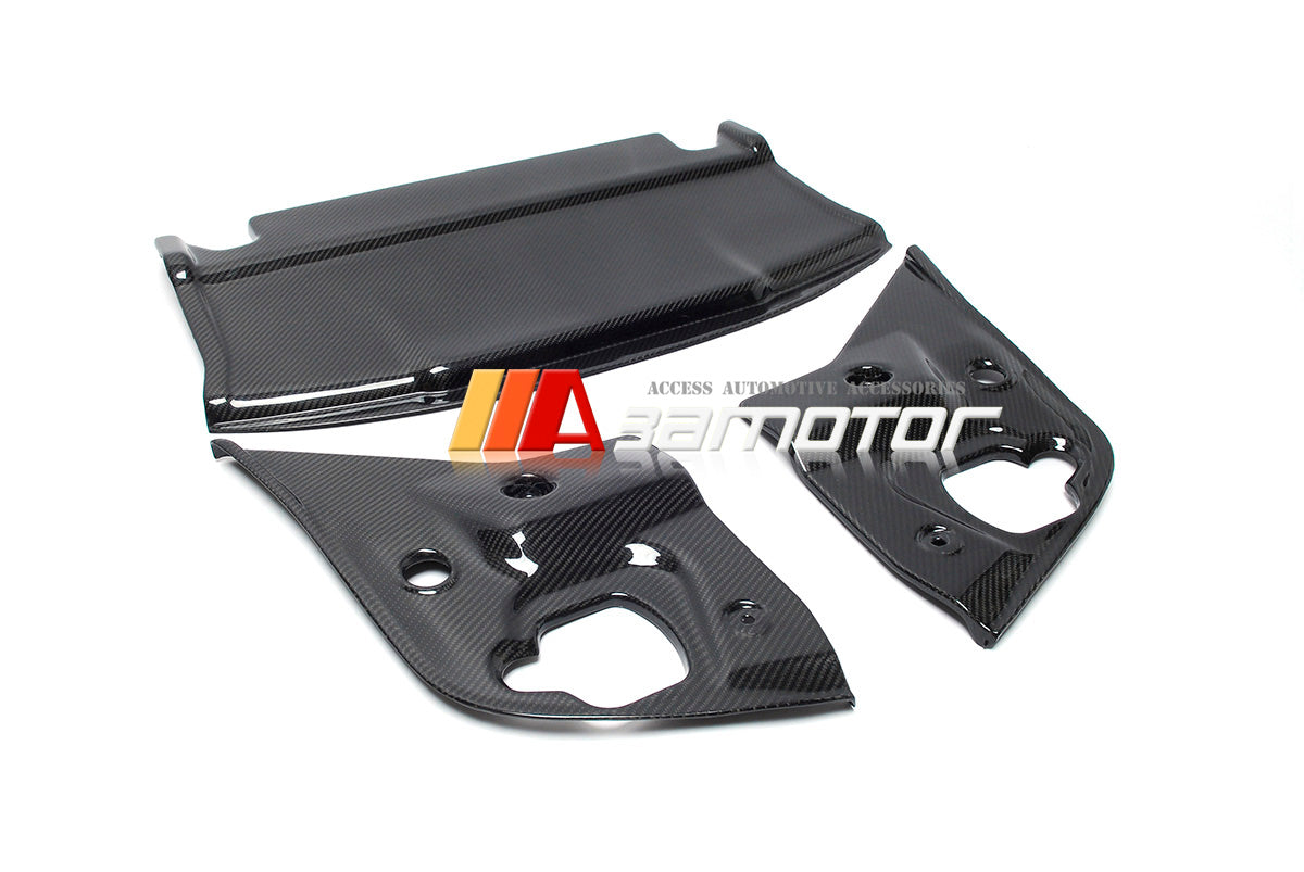 3AMOTOR Dry Carbon Fiber Radiator Cooling Plate Set fits 2020-2025 Toyota GR Supra A90 A91