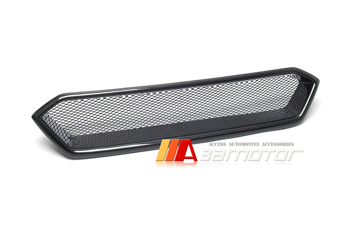 Dry Carbon Fiber Front Mesh Grille Replacement fits 2022-2025 Subaru WRX VB S4 Sedan