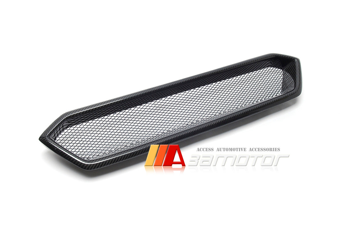 Dry Carbon Fiber Front Mesh Grille Replacement fits 2022-2025 Subaru WRX VB S4 Sedan