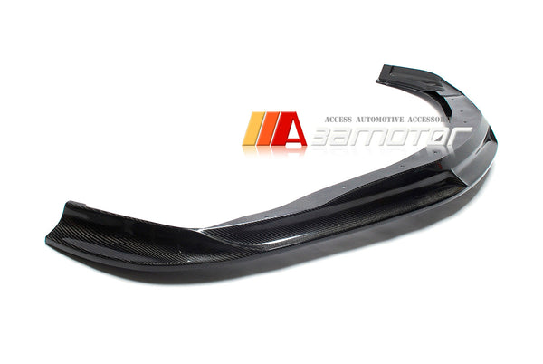 3AMOTOR Carbon Fiber H Front Bumper Lip Spoiler fits 2020-2025 Toyota GR Supra A90 A91 MK5