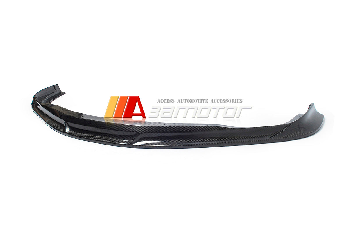 3AMOTOR Carbon Fiber H Front Bumper Lip Spoiler fits 2020-2025 Toyota GR Supra A90 A91 MK5