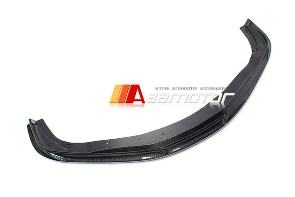 3AMOTOR Carbon Fiber H Front Bumper Lip Spoiler fits 2020-2025 Toyota GR Supra A90 A91 MK5