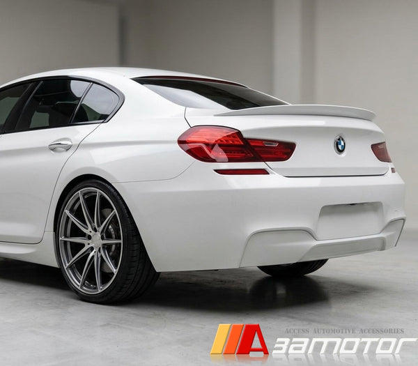 Unpainted ABS Rear Trunk Spoiler fits 2012-2019 BMW F13 6 Series Coupe / F06 Gran Coupe