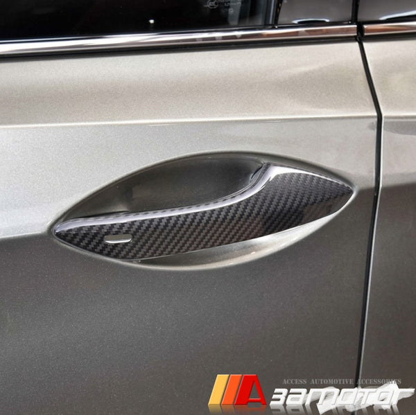 Carbon Fiber Door Handle Bar Trim Covers Set fit for 2015-2021 LEXUS NX200t NX 300H