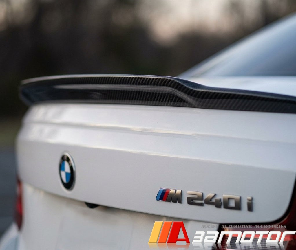 Carbon Fiber C74 Rear Trunk Spoiler Wing fit for 2014-2021 BMW F22 2-Series Coupe / F87 M2