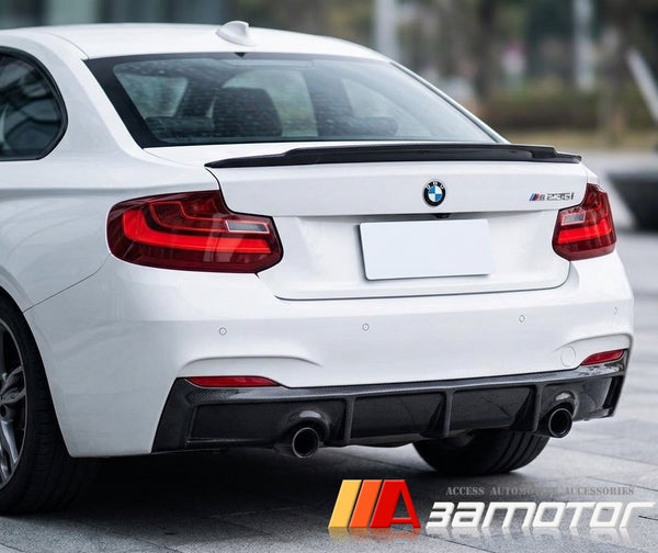Carbon Fiber C74 Rear Trunk Spoiler Wing fit for 2014-2021 BMW F22 2-Series Coupe / F87 M2