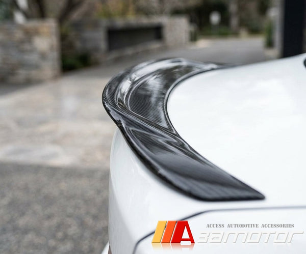 Carbon Fiber C74 Rear Trunk Spoiler Wing fit for 2014-2021 BMW F22 2-Series Coupe / F87 M2