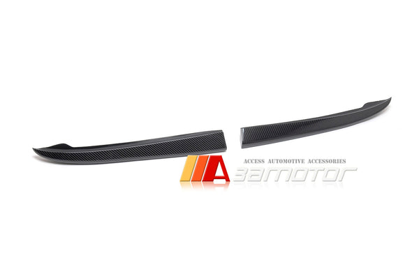 Carbon Fiber Rear Bumper Extensions Set fit for 2011-2016 BMW F10 / F11 5-Series M Sport & F10 M5