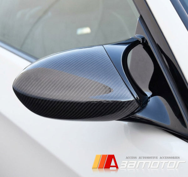 Dry Carbon Fiber Side Mirror Cap Cover Trims Set fit for 2008-2013 BMW E90 M3 / E92 M3 / E93 M3