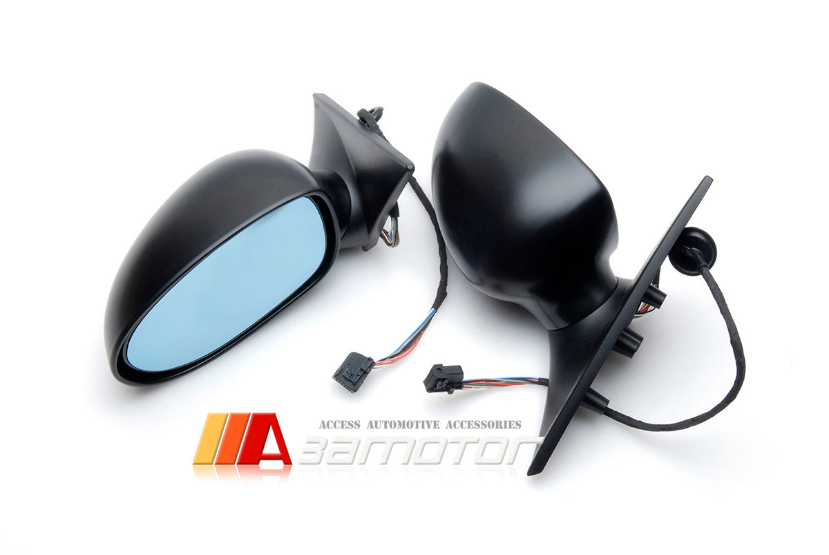 3AMOTOR Automatic Foldable Electric Heating Side Mirrors Set w/ Memory fits 2003-2005 BMW E46 LCI 3-Series Coupe LHD