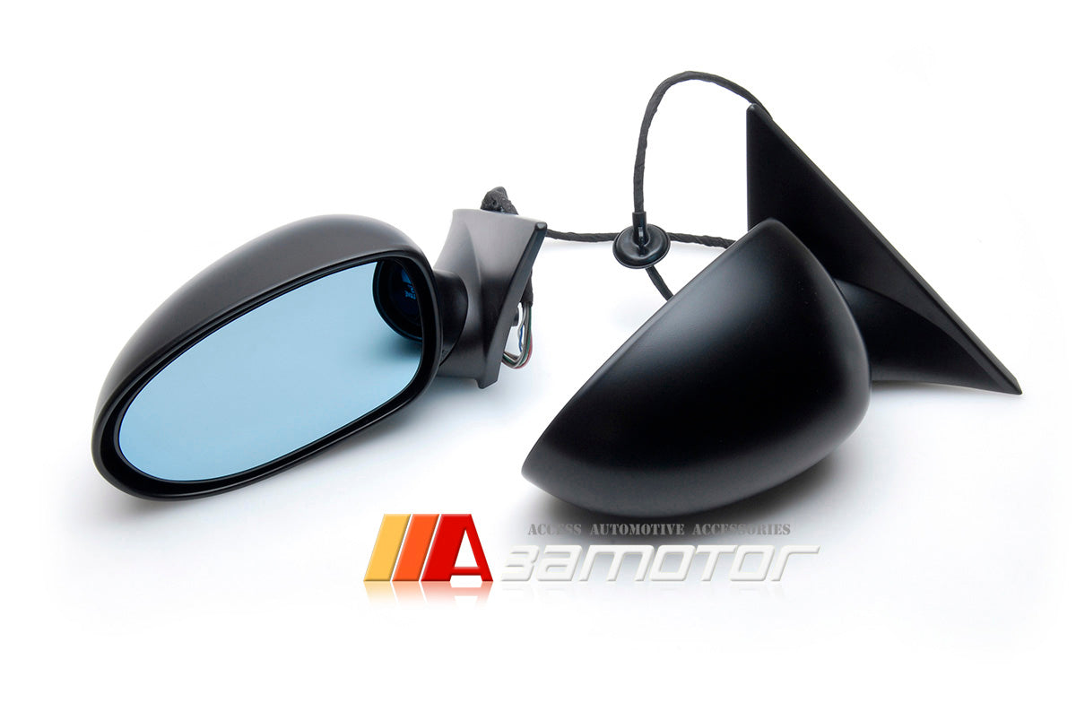 3AMOTOR Automatic Foldable Electric Heating Side Mirrors Set w/ Memory fits 2003-2005 BMW E46 LCI 3-Series Coupe LHD