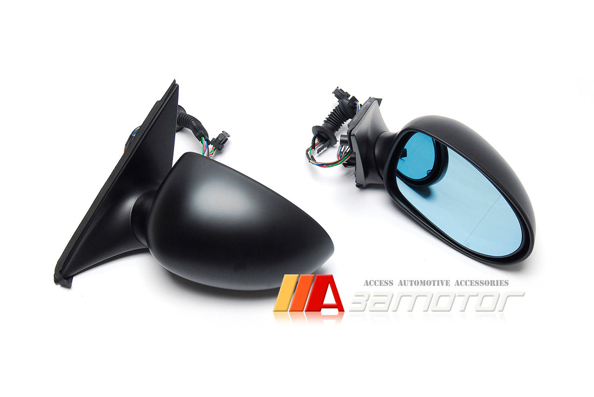 3AMOTOR Automatic Foldable Electric Heating Side Mirrors Set w/ Memory fits BMW E39 5-Series LHD