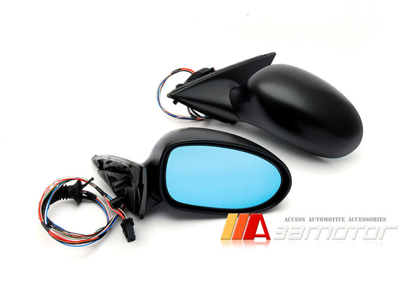 3AMOTOR Automatic Foldable Electric Heating Side Mirrors Set w/ Memory fits BMW E39 5-Series LHD