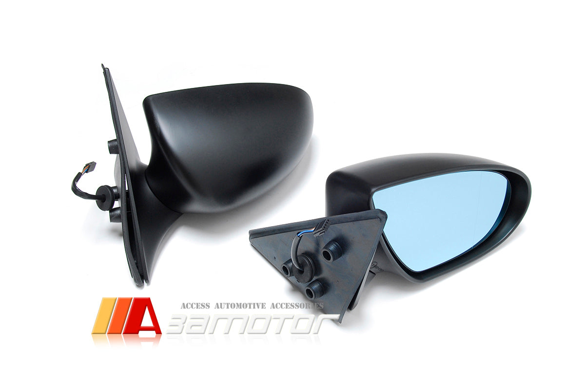 M6 Look Manual Foldable LHD Side Mirrors Set fits 1991-1998 BMW E36 3-Series Sedan