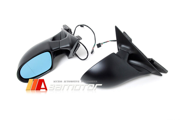 M3 Look Electric Heating LHD Side Mirrors Set fits 1998-2003 BMW E46 3-Series Sedan