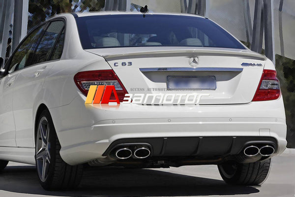 Carbon Fiber Rear Trunk Spoiler  fits 2008-2014 Mercedes W204 C-Class Sedan