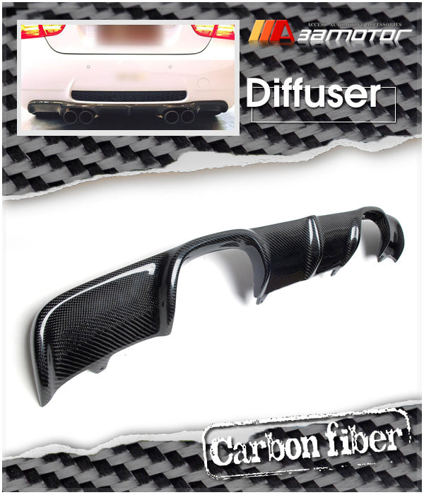 Carbon Fiber 3D Rear Bumper Diffuser fit for 2008-2012 BMW E90 Genuine M3 Sedan