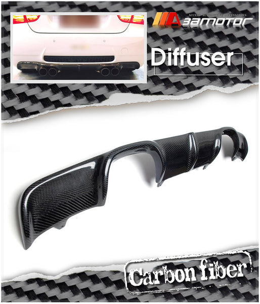 Carbon Fiber 3D Rear Bumper Diffuser fit for 2008-2012 BMW E90 Genuine M3 Sedan