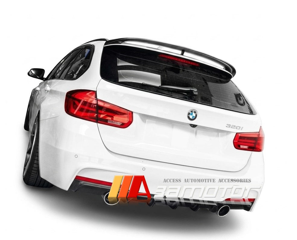 Carbon Fiber Roof Spoiler Wing fit for 2012-2019 BMW F31 3-Series Wagon
