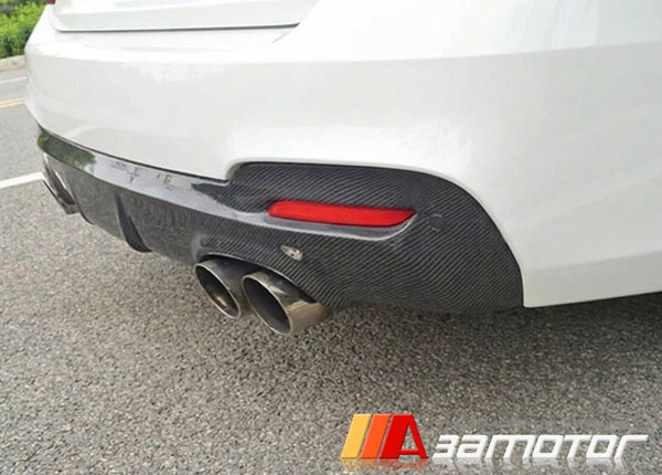 Carbon Fiber Rear Bumper Diffuser Quad fit for 2014-2020 BMW F34 3-Series GT M Sport