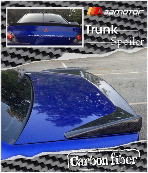 Carbon Fiber Rear Trunk Spoiler Wing fit for Mitsubishi Lancer Evolution EVO 7 / EVO 8 / EVO 9