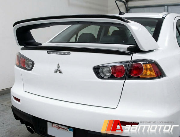 Carbon Fiber Rear Trunk Spoiler Wing fit for Mitsubishi Lancer Evolution X EVO 10