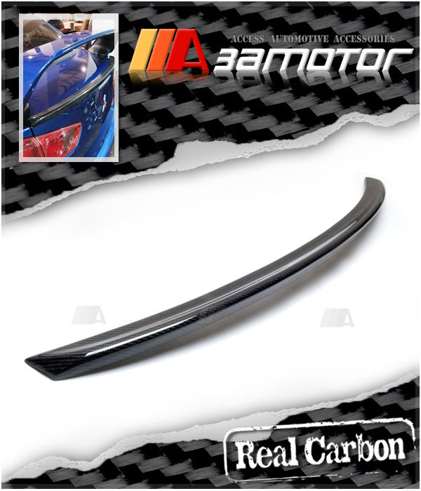 Carbon Fiber Rear Trunk Spoiler Wing fit for Mitsubishi Lancer Evolution X EVO 10