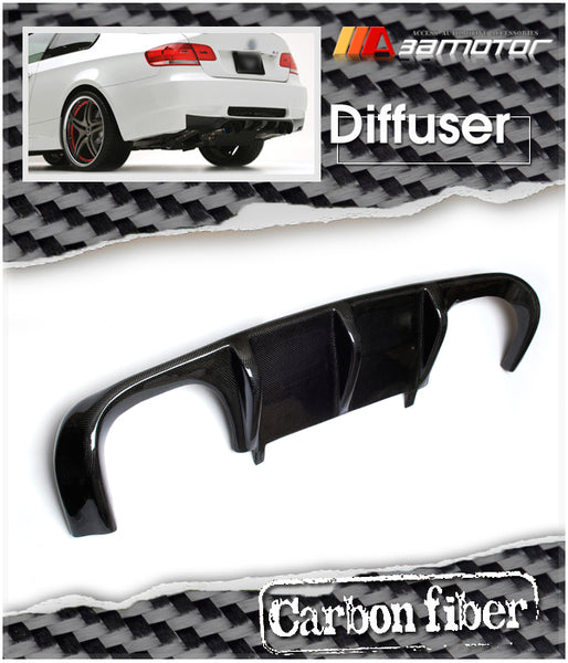 Carbon Fiber Rear Bumper Diffuser Quad fit for 2008-2013 BMW E92 M3 / E93 M3