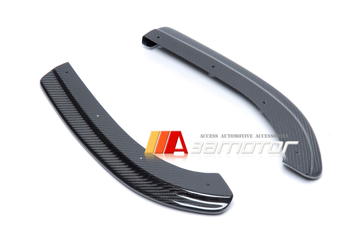 Carbon Fiber Rear Bumper Extensions Set fit for Mitsubishi Lancer Evolution EVO 9 JDM Bumper