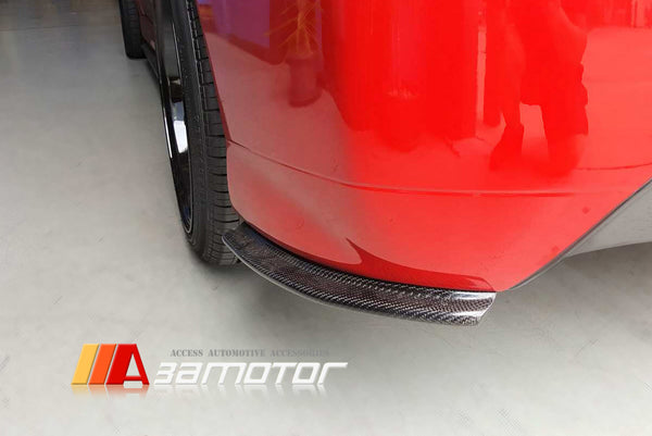 Carbon Fiber Rear Bumper Extensions Set fit for Mitsubishi Lancer Evolution EVO 9 JDM Bumper