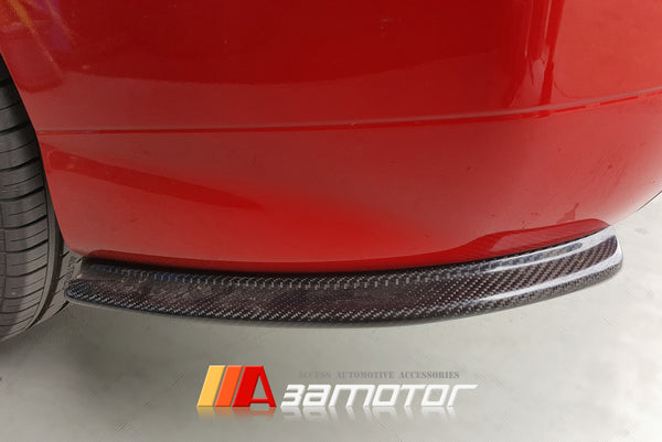 Carbon Fiber Rear Bumper Extensions Set fit for Mitsubishi Lancer Evolution EVO 9 JDM Bumper