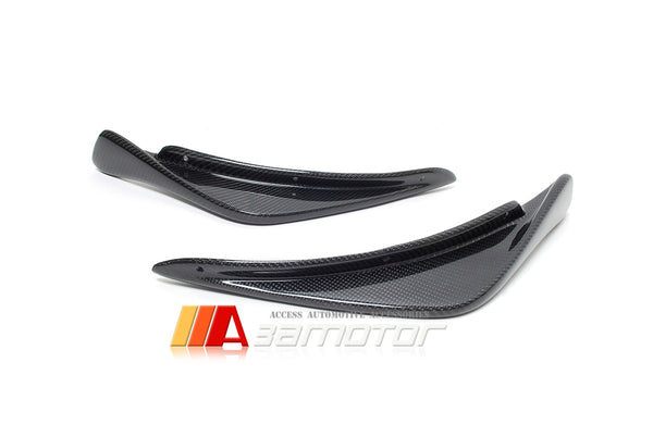Carbon Fiber R Front Bumper Canards Set fit for Mitsubishi Lancer Evolution EVO 8 VIII